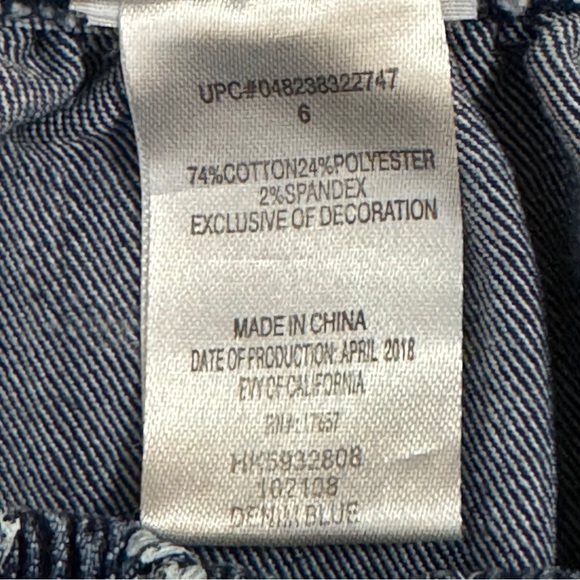 Hello Kitty Girl Blue Jean Short Sleeve Romper - Picture 9 of 12